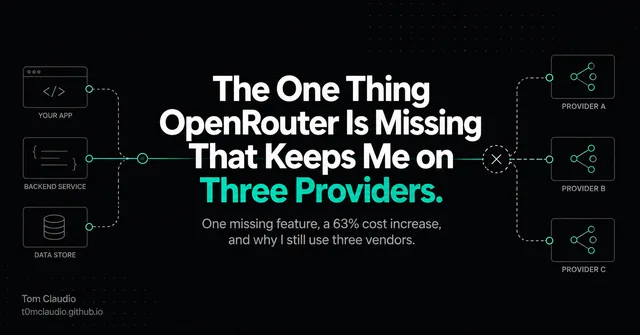 The One Thing OpenRouter Is Missing That Keeps Me on Three Providers